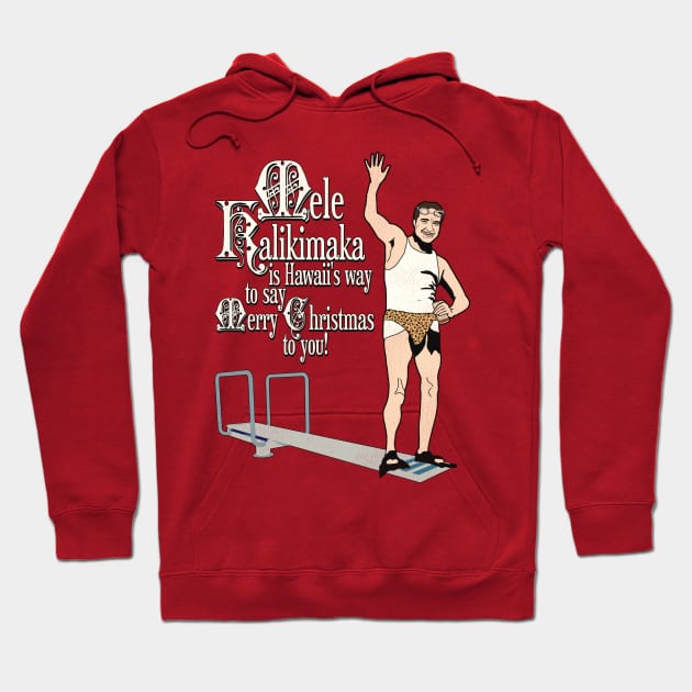 Mele Kalikimaka Cousin Eddie Diving Board Hoodie by darklordpug